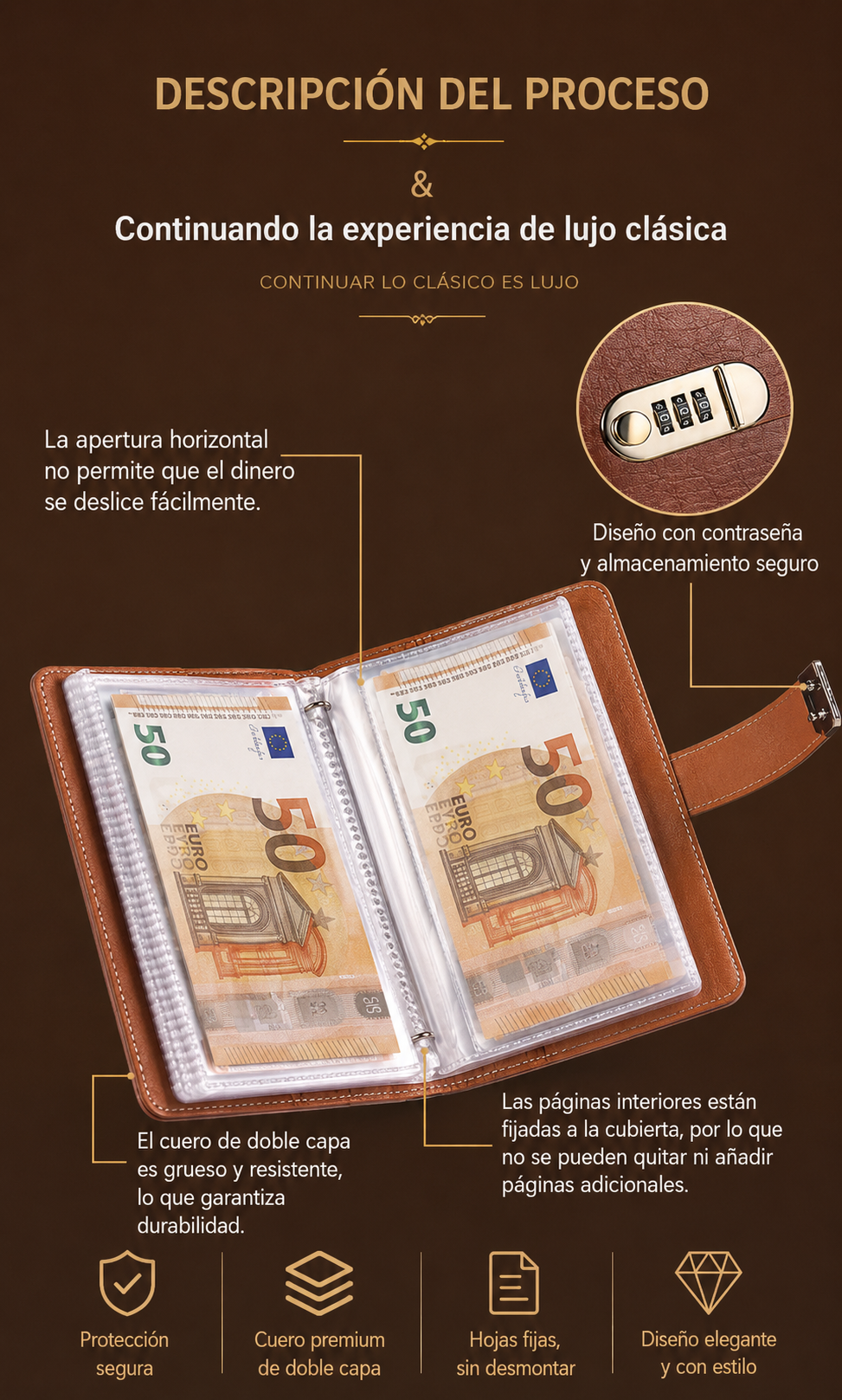Partes de la carpeta de ahorro