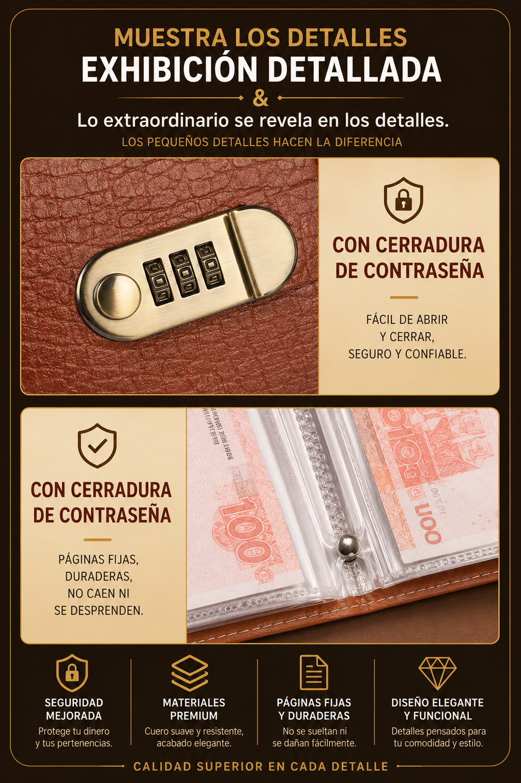 Detalles de la carpeta de ahorro